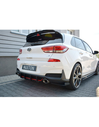 DIFFUSORE POSTERIORE HYUNDAI I30 Mk3 N  (Cod. M-HY-I30-3-N-CNC-RS1A)
