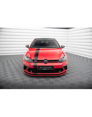 SPLITTER ANTERIORE Volkswagen Golf GTI Clubsport Mk7  (Cod. M-VW-GO-7-GTI-CS-FD1RED)