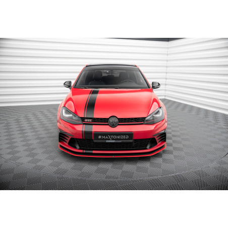 SPLITTER ANTERIORE Volkswagen Golf GTI Clubsport Mk7  (Cod. M-VW-GO-7-GTI-CS-FD1RED)