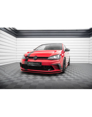 SPLITTER ANTERIORE Volkswagen Golf GTI Clubsport Mk7  (Cod. M-VW-GO-7-GTI-CS-FD1RED)