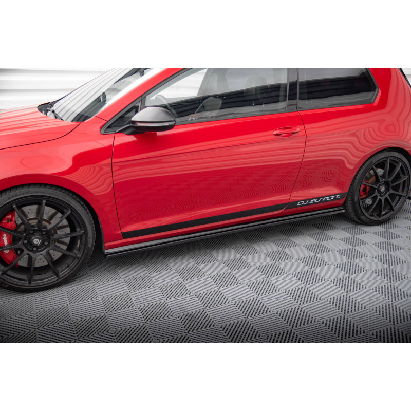 Diffusori minigonne Volkswagen Golf GTI Clubsport Mk7  (Cod. M-VW-GO-7-GTI-CS-SD1G)