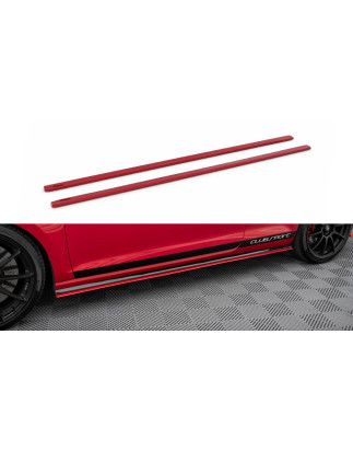 Diffusori minigonne Volkswagen Golf GTI Clubsport Mk7  (Cod. M-VW-GO-7-GTI-CS-SD1RED)