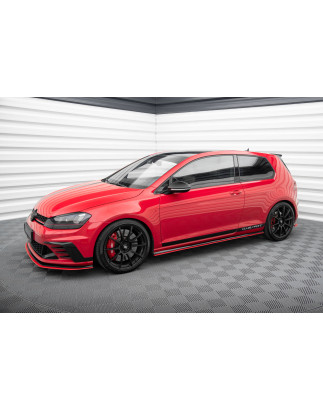 Diffusori minigonne Volkswagen Golf GTI Clubsport Mk7  (Cod. M-VW-GO-7-GTI-CS-SD1RED)