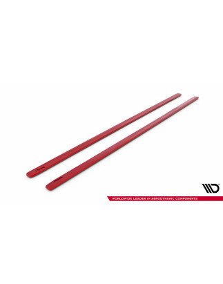 Diffusori minigonne Volkswagen Golf GTI Clubsport Mk7  (Cod. M-VW-GO-7-GTI-CS-SD1RED)
