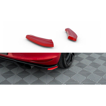 Splitters posteriori laterali Volkswagen Golf GTI Clubsport Mk7 (Cod. M-VW-GO-7-GTI-CS-RSD1RED)