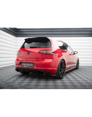 Splitters posteriori laterali Volkswagen Golf GTI Clubsport Mk7 (Cod. M-VW-GO-7-GTI-CS-RSD1RED)