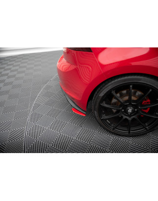Splitters posteriori laterali Volkswagen Golf GTI Clubsport Mk7 (Cod. M-VW-GO-7-GTI-CS-RSD1RED)
