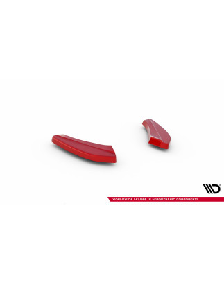 Splitters posteriori laterali Volkswagen Golf GTI Clubsport Mk7 (Cod. M-VW-GO-7-GTI-CS-RSD1RED)