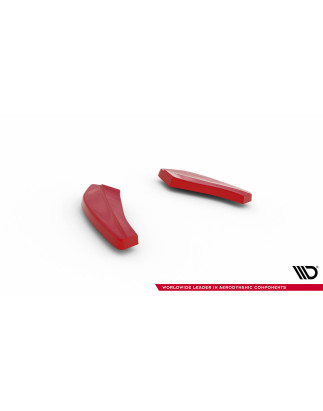 Splitters posteriori laterali Volkswagen Golf GTI Clubsport Mk7 (Cod. M-VW-GO-7-GTI-CS-RSD1RED)