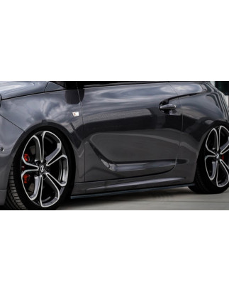 Set minigonne laterali Cup look Opel Adam S + OPC Line (Cod. IN-INE-CUP501608-ABS-G)