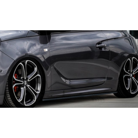 Set minigonne laterali Cup look Opel Adam S + OPC Line (Cod. IN-INE-CUP501608-ABS-G)