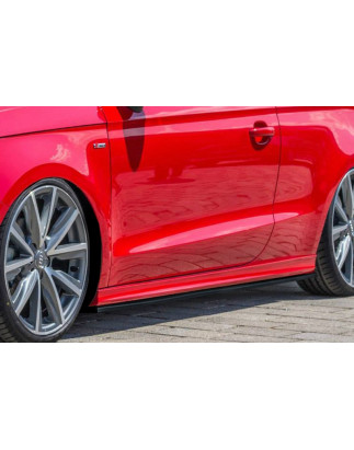 Set minigonne laterali Cup look Audi A1 8X (Cod. IN-INE-CUP501748-ABS-G)