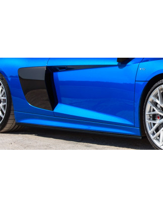 Set minigonne laterali Cup look Audi R8 4S Coupe + Roadster (Cod. IN-INE-CUP501896-ABS-G)