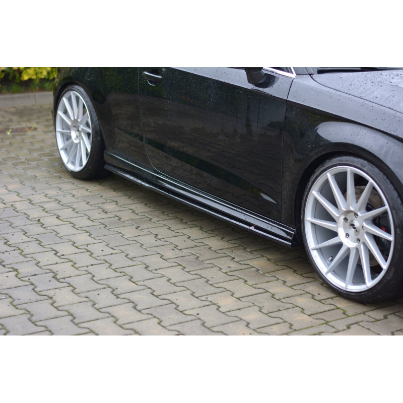 Diffusori minigonne Audi S3/A3 S-Line  8V/8V Facelift (Cod. M-AU-S3-3-3D-SD1G)
