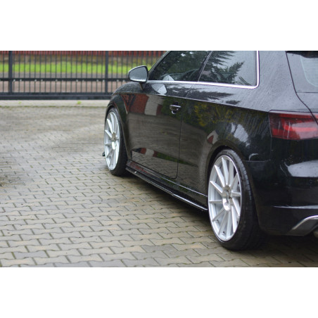 Diffusori minigonne Audi S3/A3 S-Line  8V/8V Facelift (Cod. M-AU-S3-3-3D-SD1G)