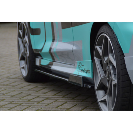 Set minigonne laterali Cup look con flaps laterali Ford Fiesta ST MK8 JHH (Cod. IN-INE-CUP5501780-AB