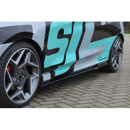 Set minigonne laterali Cup look con flaps laterali Ford Fiesta ST MK8 JHH (Cod. IN-INE-CUP5501780-AB