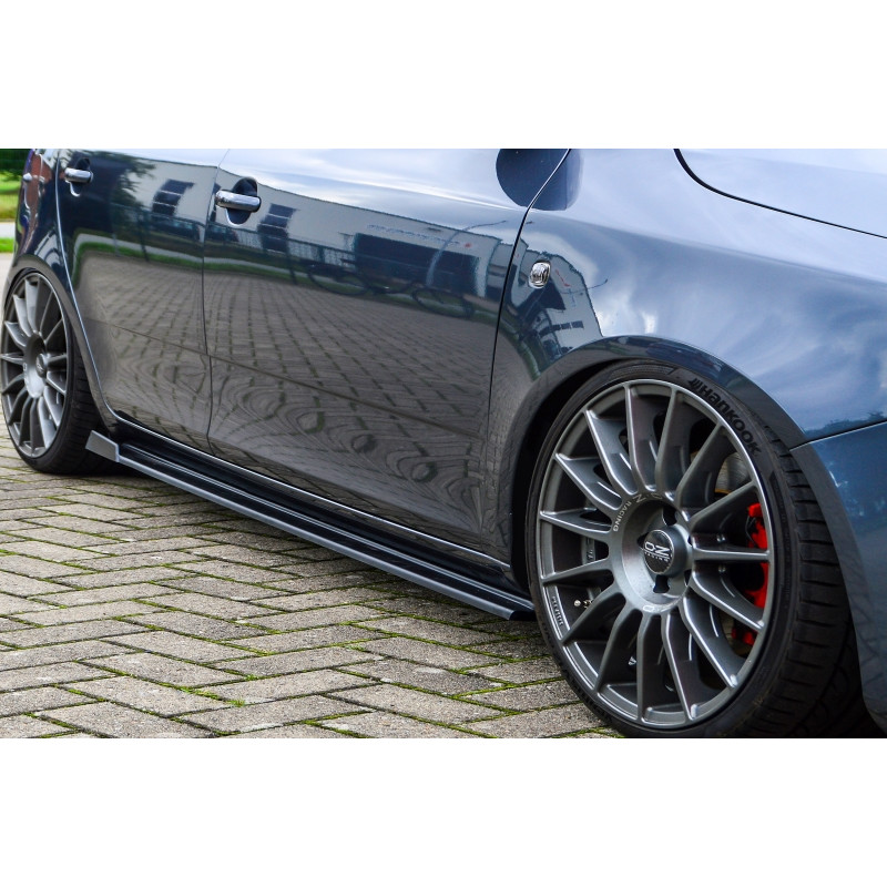 Set minigonne con flaps laterali Skoda Fabia RS II 5J (Cod. IN-INE-CUP6501765W-ABS-G)