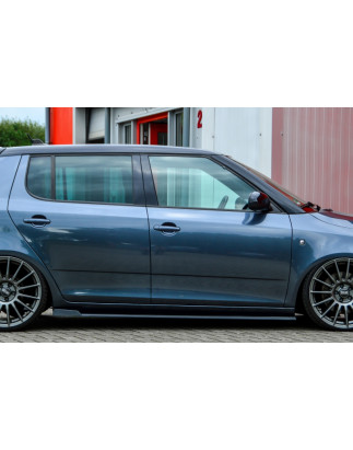 Set minigonne con flaps laterali Skoda Fabia RS II 5J (Cod. IN-INE-CUP6501765W-ABS-G)