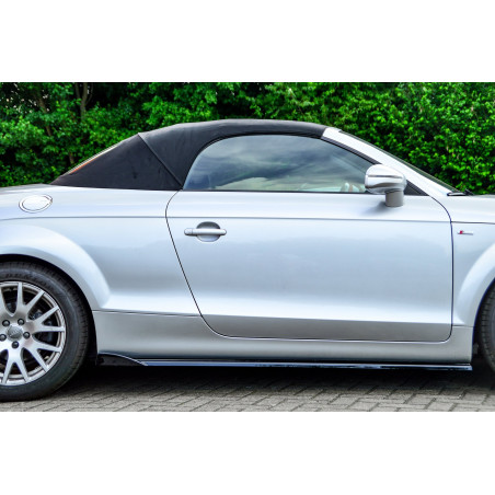 set minigonne Cup con flaps laterali posteriori  Audi TT 8J (Cod. IN-INE-CUP7501715W-ABS-C)