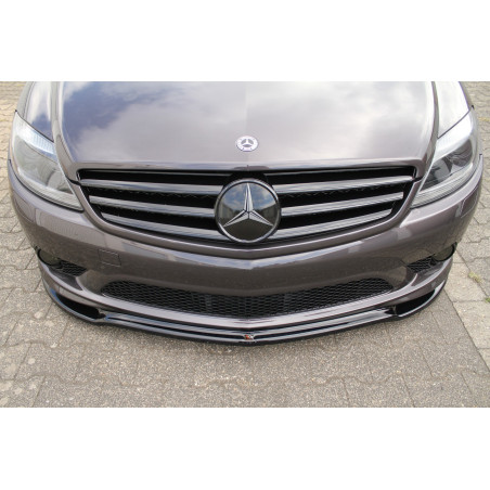 SPLITTER ANTERIORE MERCEDES CL 500 C216 AMGLINE (Cod. M-ME-CL-500-216-AMGLINE-FD1G)