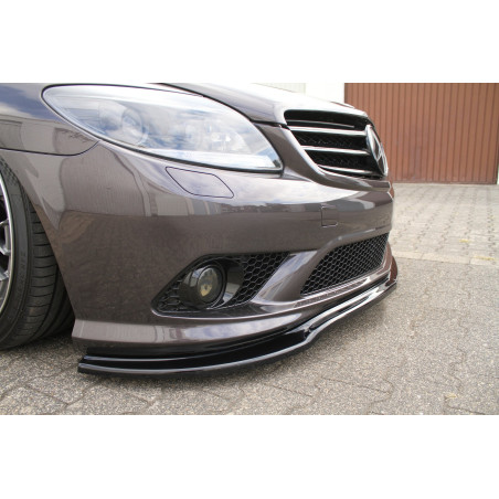 SPLITTER ANTERIORE MERCEDES CL 500 C216 AMGLINE (Cod. M-ME-CL-500-216-AMGLINE-FD1G)
