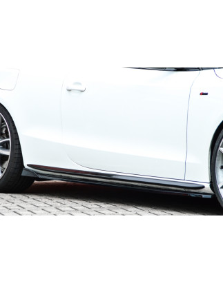 Set minigonne con flaps laterali Audi A5 / B8 Sport Edition Plus (Cod. IN-INE-CUP7502010W-ABS-4)