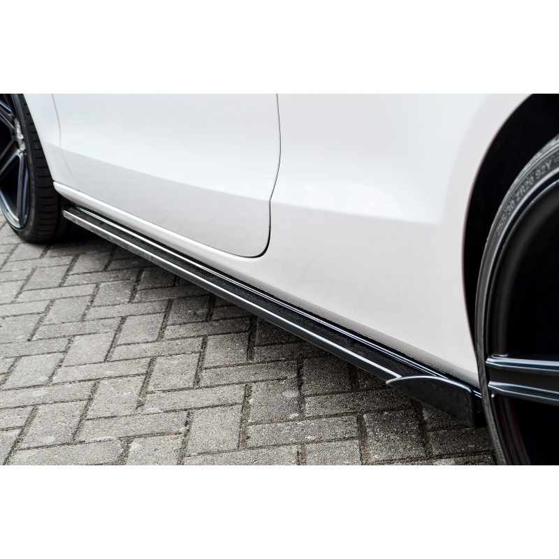 Set minigonne con flaps laterali  ( solo Cabrio /Coupe ) Audi A5 / B8 Facelift (Cod. IN-INE-CUP75020