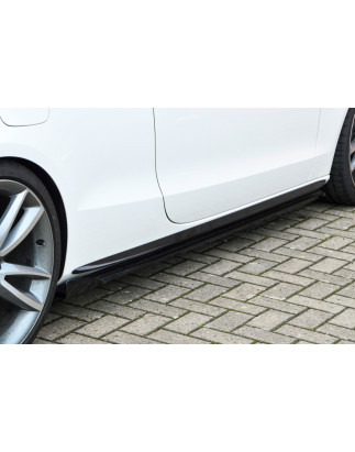 Set minigonne con flaps laterali Audi A5 / B8 Sport Edition Plus (Cod. IN-INE-CUP7502010W-ABS-G-4)