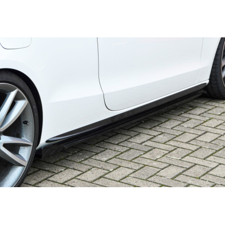 Set minigonne con flaps laterali Audi A5 / B8 Sport Edition Plus (Cod. IN-INE-CUP7502010W-ABS-G-4)