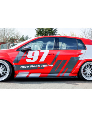 set minigonne RLD Optik ( Immer Seidenmatt ) incl. Racing in Cup 2 Race Optik VW Golf 7 GTI + GTD
