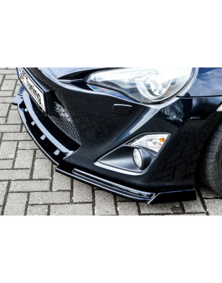 Spoiler paraurti anteriore in abs con flaps laterali Toyota GT86 ZN (Cod. IN-INE-TO10500031-ABS(W))