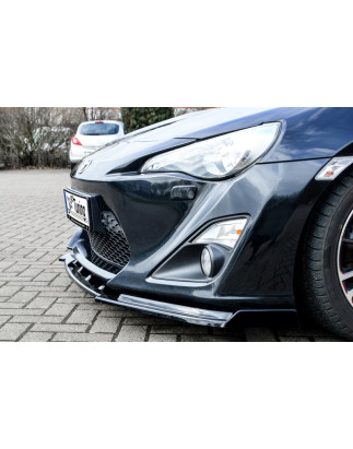 Spoiler paraurti anteriore in abs con flaps laterali Toyota GT86 ZN (Cod. IN-INE-TO10500031-ABS(W)-C