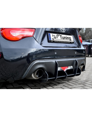 Sottoparaurti posteriore race look con flaps Toyota GT86 ZN (Cod. IN-INE-TO10500045RT-ABS)