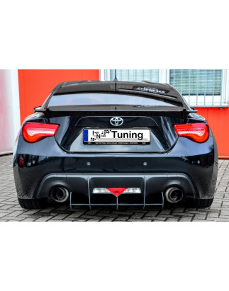 Sottoparaurti posteriore race look con flaps Toyota GT86 ZN (Cod. IN-INE-TO10500045RT-ABS)