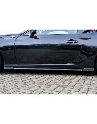 Set minigonne sottoporta con flaps anteriori e posteriori  Toyota GT86 ZN (Cod. IN-INE-TO10500050-AB