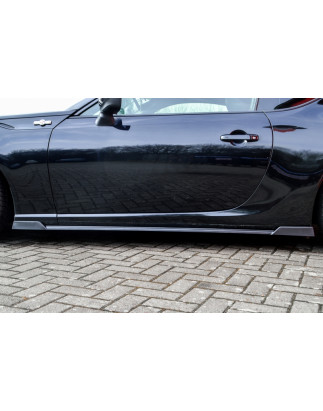 Set minigonne sottoporta con flaps anteriori e posteriori  Toyota GT86 ZN (Cod. IN-INE-TO10500050-AB