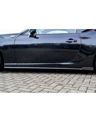 Set minigonne sottoporta con flaps posteriori Toyota GT86 ZN (Cod. IN-INE-TO10500050-ABS(WH))