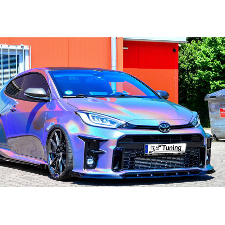 Spoiler paraurti anteriore in abs con flaps laterali Toyota Yaris GR XP21 (Cod. IN-INE-TO10530031(W)