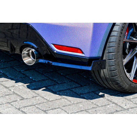 Sottoparaurti laterali posteriori con flaps laterali Toyota Yaris GR XP21 (Cod. IN-INE-TO10530045(W)