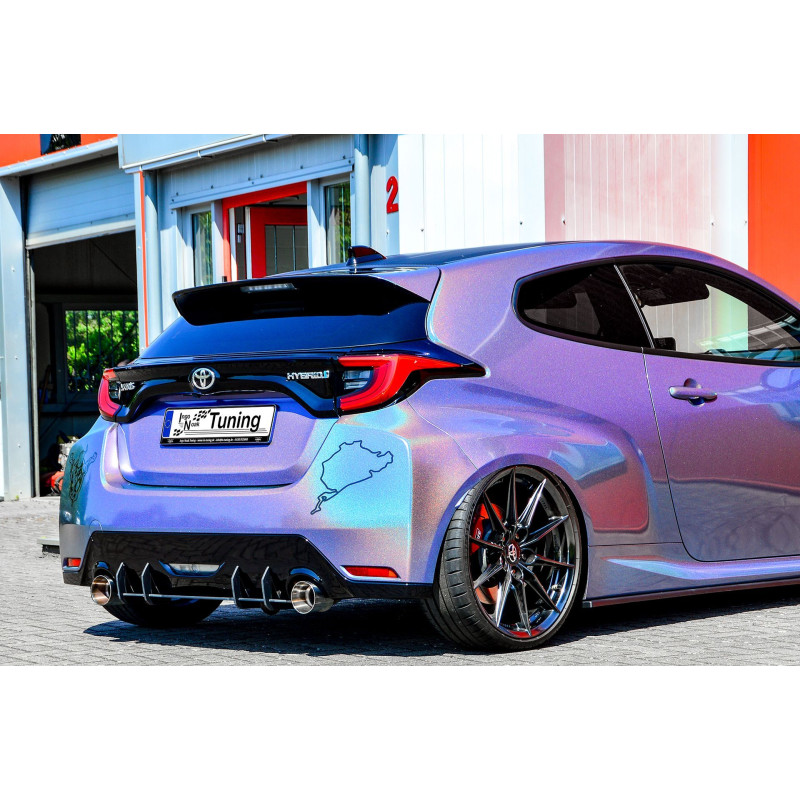Sottoparaurti posteriore race look con flaps Toyota Yaris GR XP21 (Cod. IN-INE-TO10530045RT-ABS)