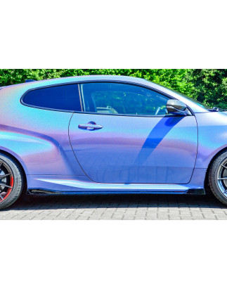 Set minigonne sottoporta con flaps anteriori e posteriori  Toyota Yaris GR XP21 (Cod. IN-INE-TO10530