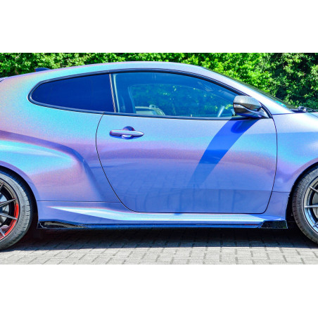 Set minigonne sottoporta con flaps anteriori e posteriori  Toyota Yaris GR XP21 (Cod. IN-INE-TO10530