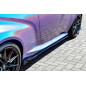 Set minigonne sottoporta con flaps posteriori Toyota Yaris GR XP21 (Cod. IN-INE-TO10530050-ABS(WH)-G