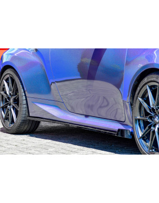 Set minigonne sottoporta con flaps anteriori Toyota Yaris GR XP21 (Cod. IN-INE-TO10530050-ABS(WV)-C)