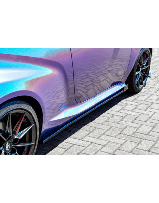 Set minigonne sottoporta con flaps anteriori Toyota Yaris GR XP21 (Cod. IN-INE-TO10530050-ABS(WV)-C)
