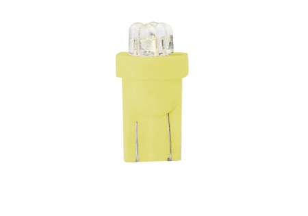Diodo LED L012 W5W 4LED 3mm giallo