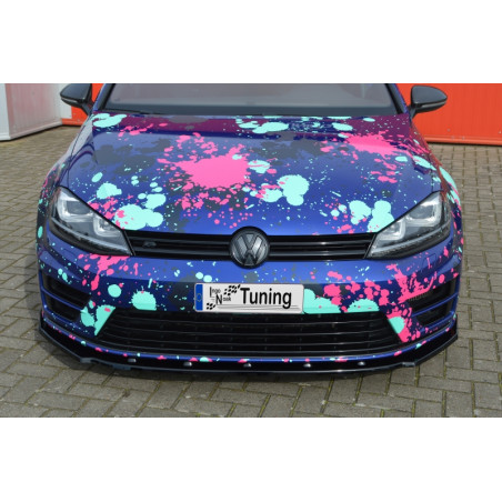 Cup Spoiler paraurti con flaps  VW Golf 7 R  (Cod. IN-INF-280031-7RW-ABS)