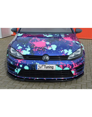 Cup Spoiler paraurti con flaps  VW Golf 7 R  (Cod. IN-INF-280031-7RW-ABS-G)