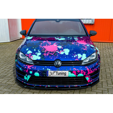 Spoiler paraurti anteriore in abs VW Golf 7 R + R-Line Typ AU (Cod. IN-INF-280031/7R-ABS)